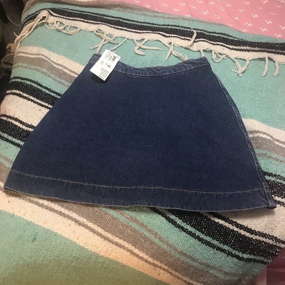 AMERICAN APPAREL DENIM SKIRT - Picture 4 of 5
